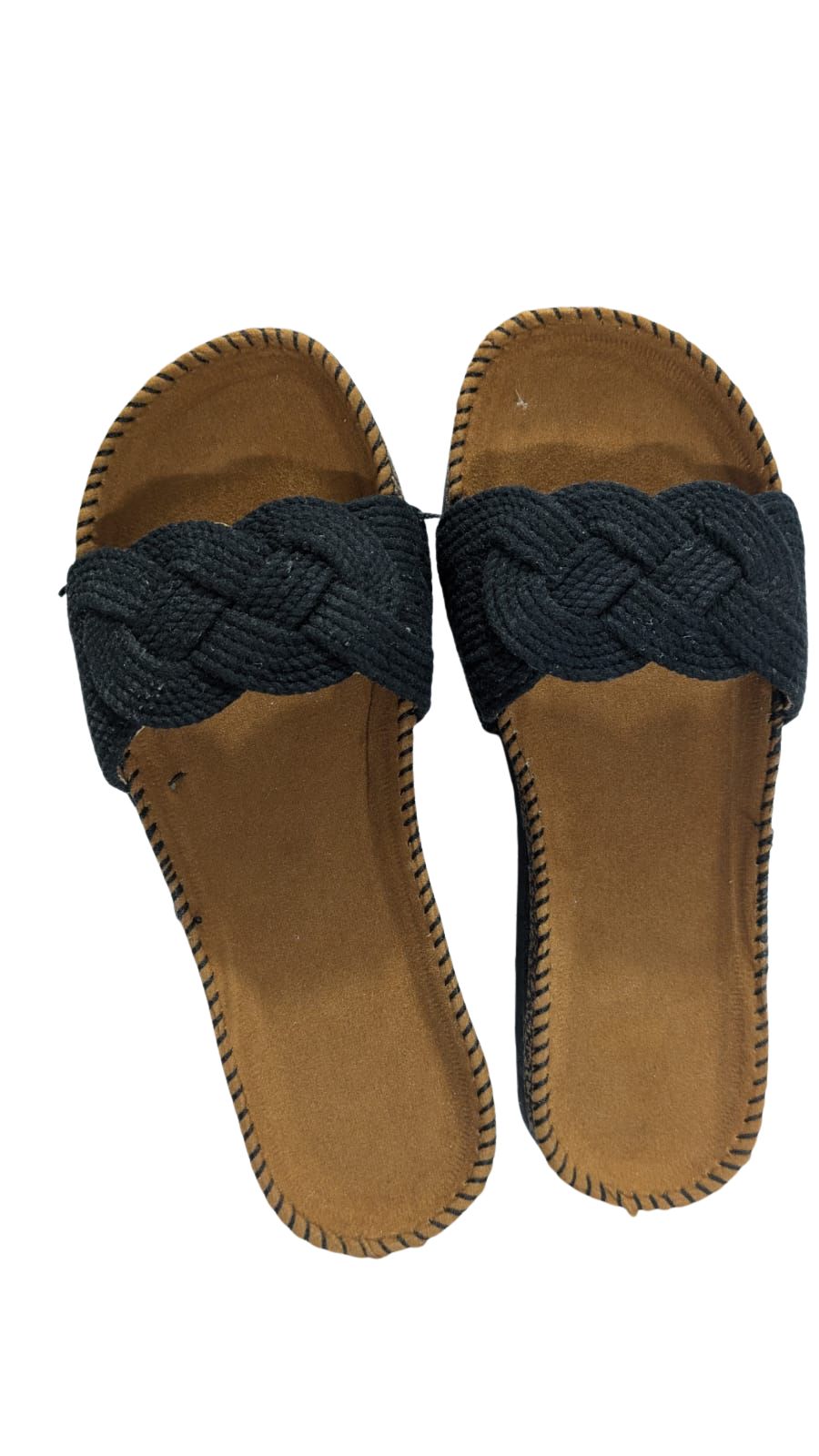 ZS Fashion Women’s Handmade Slip-On Flats | Comfortable Casual Sandals with Braided Strap | Everyday Indoor & Outdoor Footwear